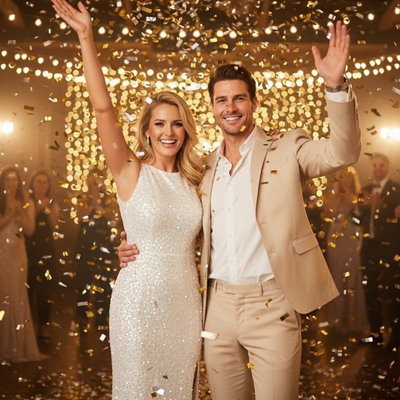 Glittery New Year Burst