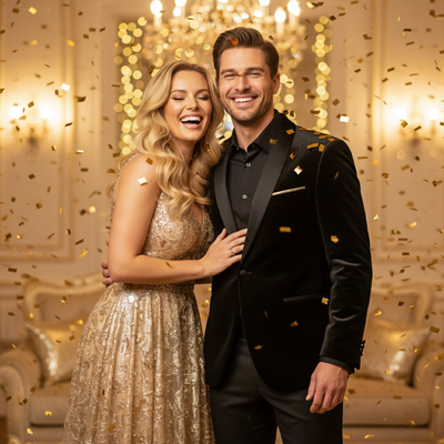 Golden New Year Burst