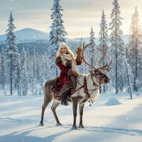 Festive Antlered Journey